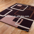 Decorative Microfiber Rugs, Hand Made Wool Carpet 013